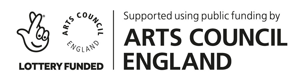 Logo for Lottery Funded with Arts Council England