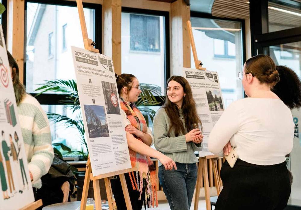 Students at event