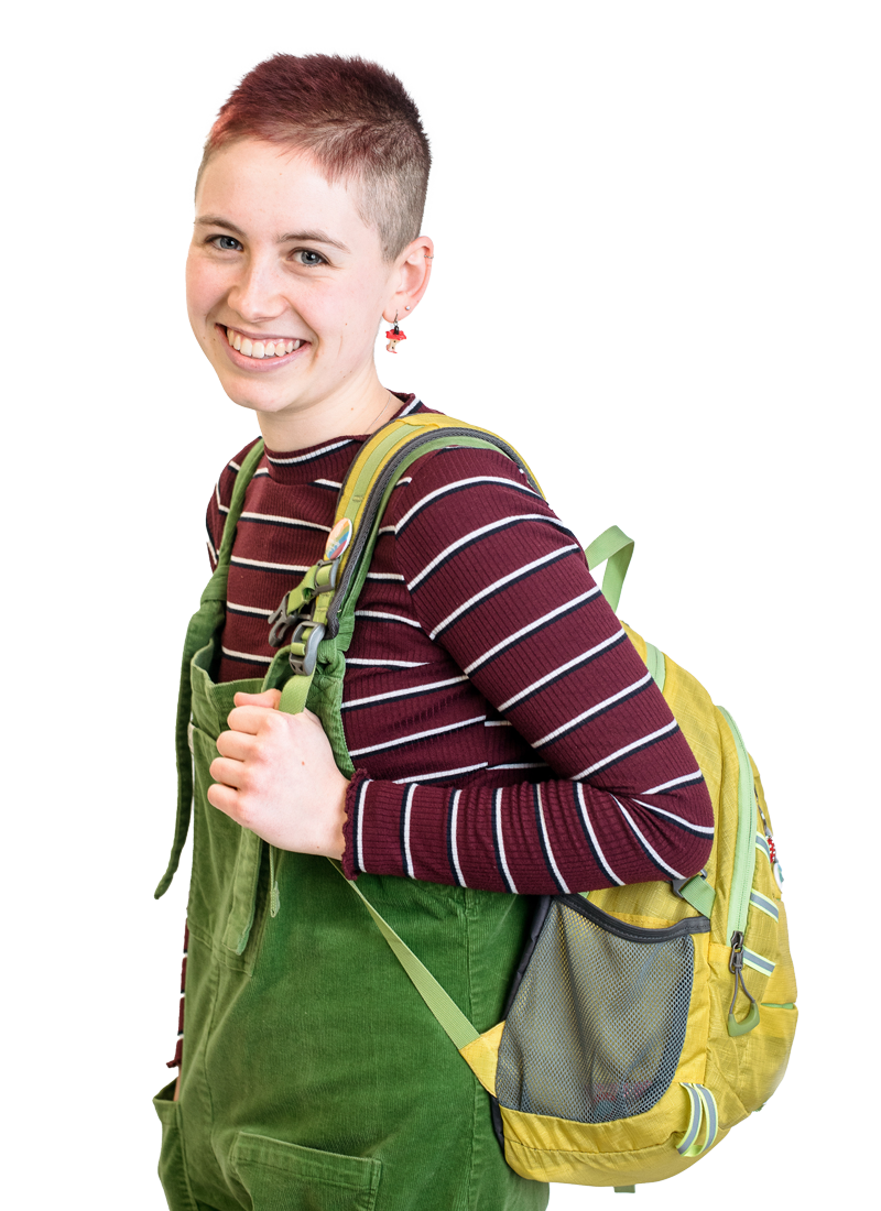 Smiling student